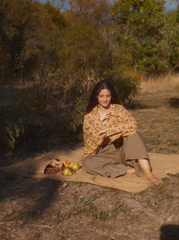 LIMITED FLOWER KHAMSIN SHIRT