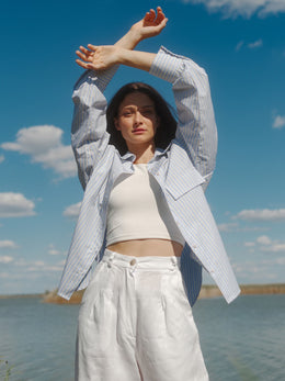 LIMITED STRIPED KHAMSIN SHIRT